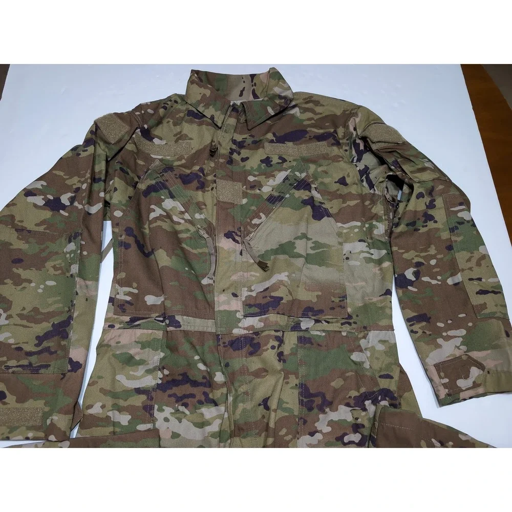 US MILITARY Coveralls Mechanics OCP 8415-01-664-3142 Camo Green Large L